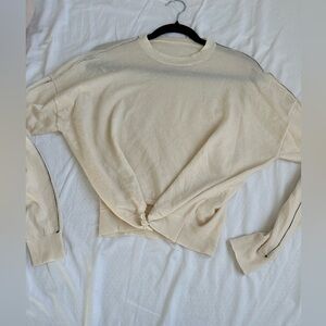 Céline Cream Wool Sweater Size M | Minimalist Luxury Knit | 100% Wool